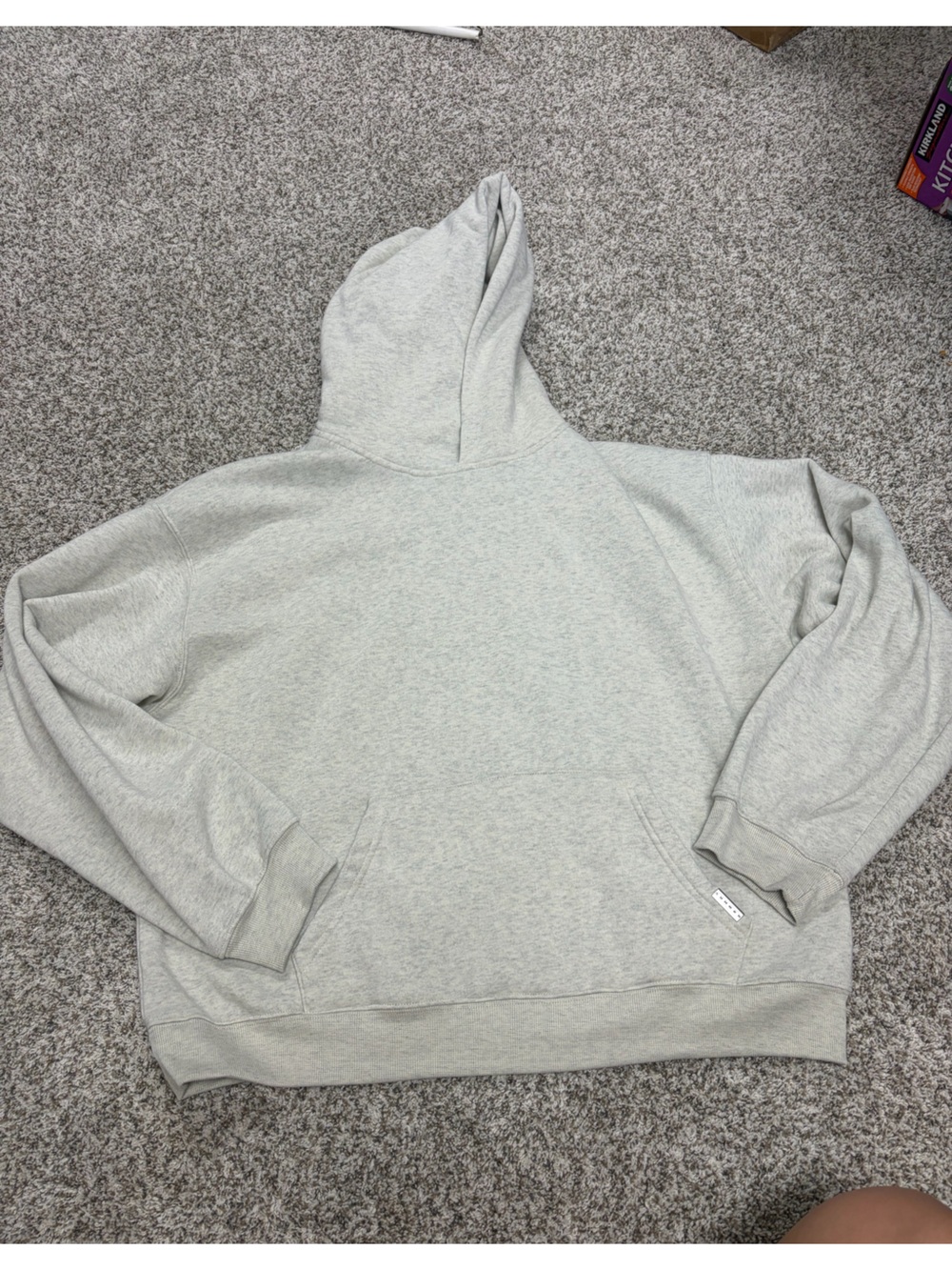 Light Gray Women's Hoodie Jacket - Casual Pullover